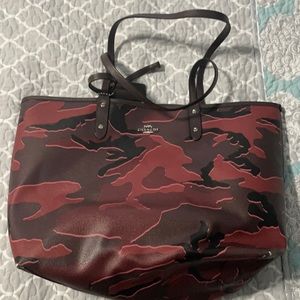 Coach tote bag and camouflage pink